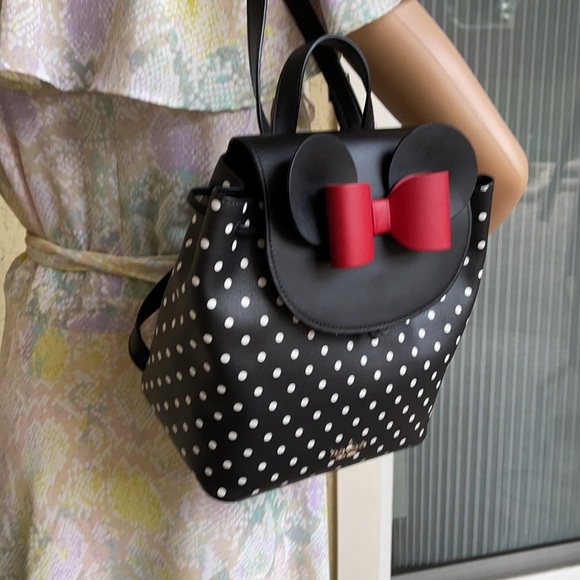 disney x kate spade new york minnie mouse backpack - Picture 4 of 16